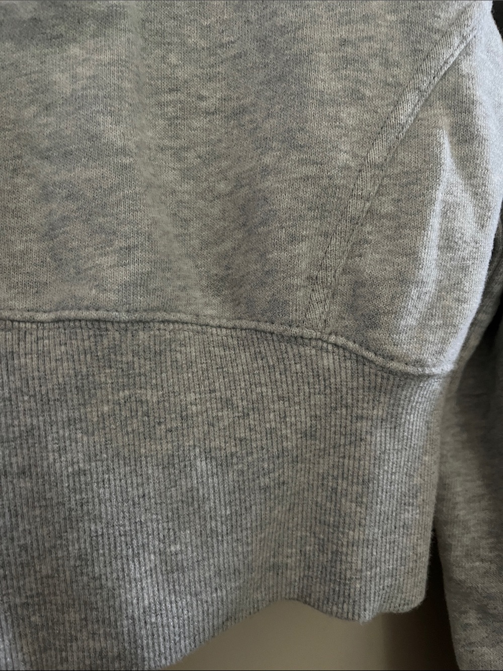 NWT Offline by aerie Light Heather Gray Cropped Sweatshirt size small - Picture 5 of 8